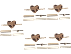Conjunto De 5 Pulseiras De Silicone Exclusivas Para Relógio, Decoração Elegante Para Moedas X