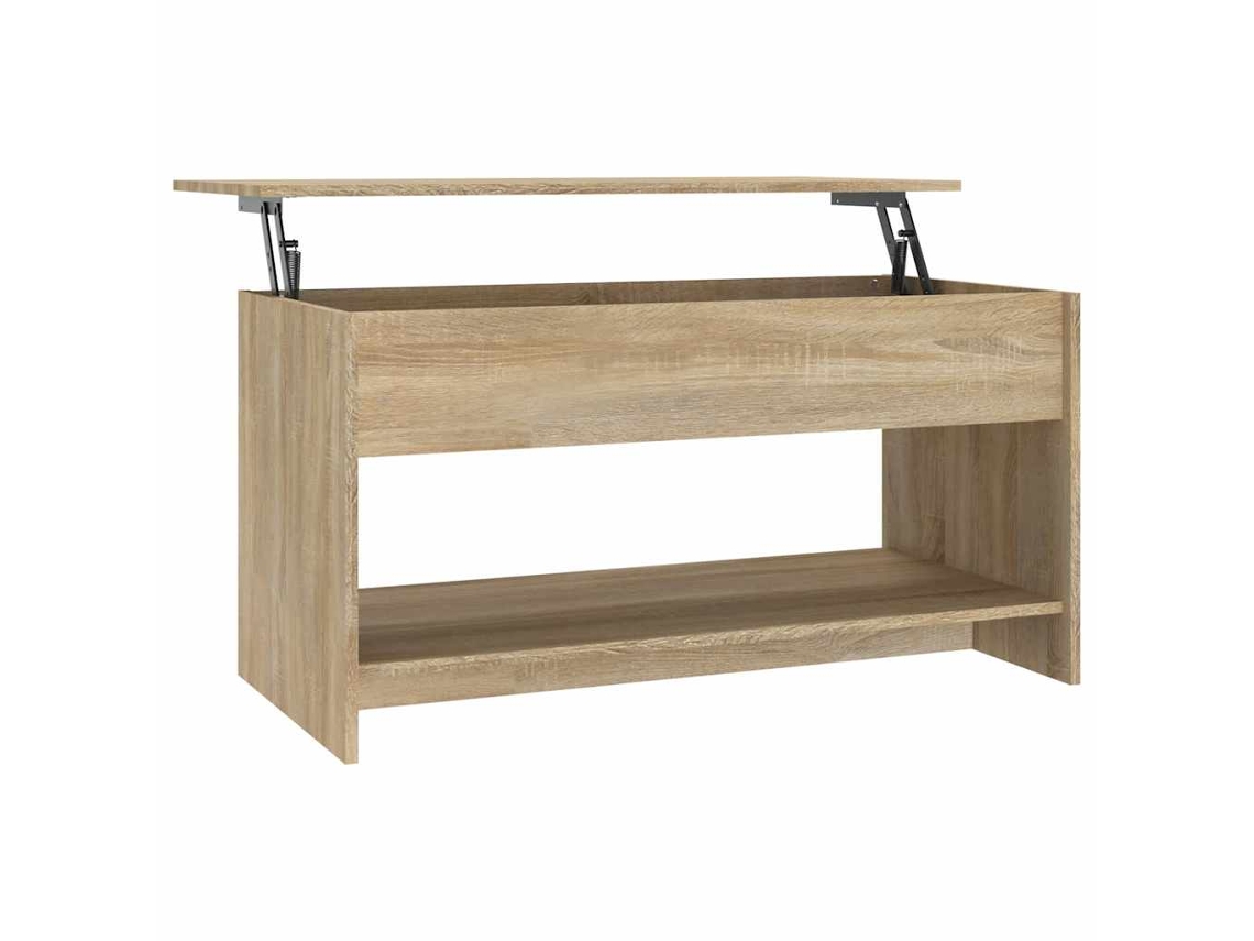 Mesa de centro Sonoma de roble procesado MAISON EXCLUSIVE (102 x 50 x 52,5 cm)