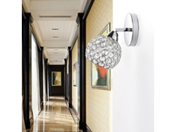 2026-aplique De Pared Moderna De Cristal Con Bombilla Led G9 Para Dormitorio Comedor Pasillo Lampara De Pared Redonda