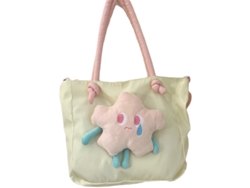 Bolso Tote De Nailon De Gran Capacidad Con Figura De Estrella Extraíble Para Pc, Libro, Pintalabios.