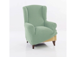 Maxifundas | Funda Sillon Orejero Super Elástica Relive | Color Turquesa | Alta Elasticidad Y Tacto Suave | Hecho En España.