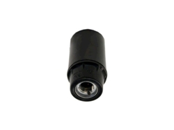 Portalámparas E14 Liso Negro De Baquelita