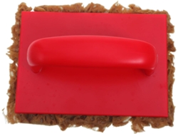 Besportble Brocha De Esponja Texturizada Healeved Con Mango Rojo Para Un Acabado Preciso De Paredes Y Pintu...