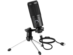 Micrófono USB para juegos, streaming, podcasts, vídeos y canto, con diseño cardioide para uso en estudio. SFUSHOS