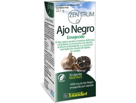 Complemento Alimentar YNSADIET Zentrum Ajo Negro Espino Blanco Olivo (23,1 g)