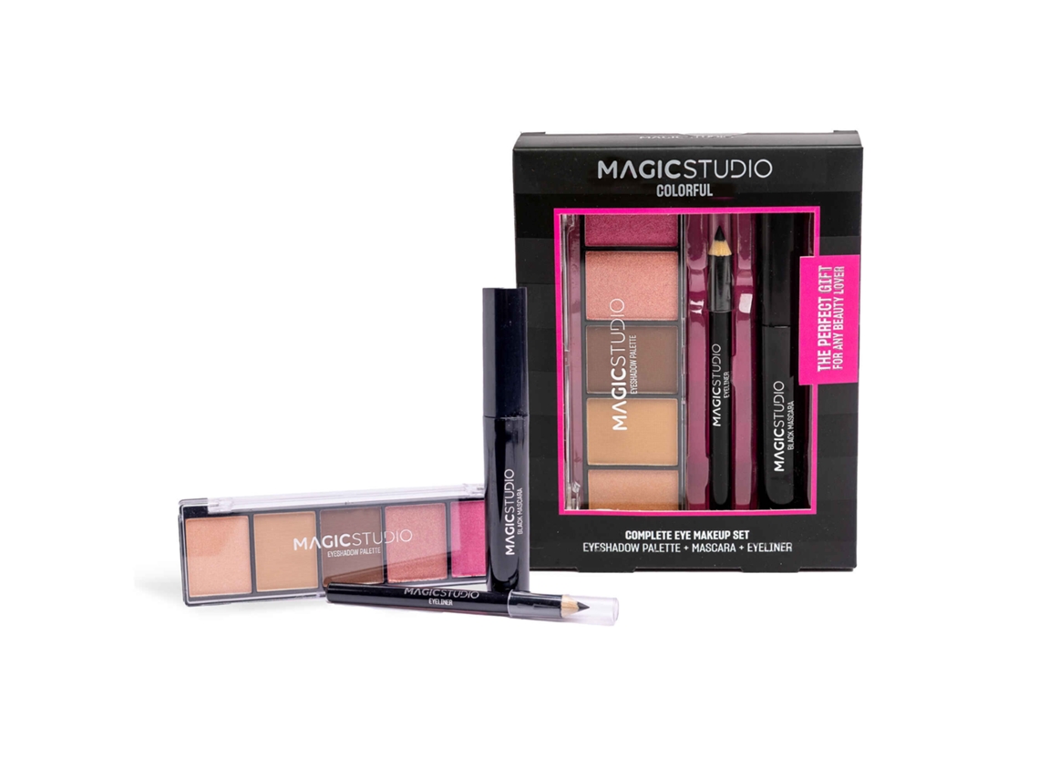 Set completo de maquillaje de ojos colorido Magic Studio