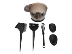 Kit De Tinte Para El Cabello Con Pinceles, Recipiente Y Accesorios Para Uso En Salones De Belleza Y En Casa.