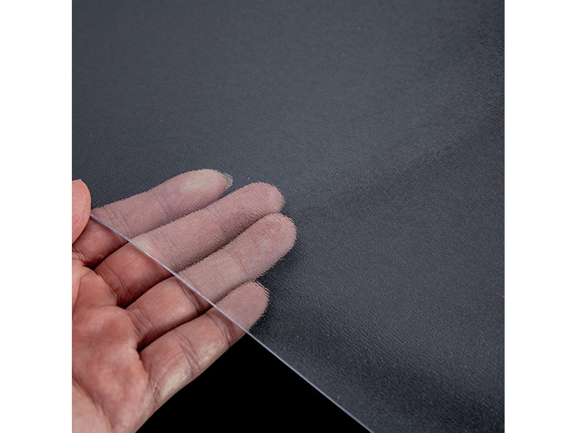 Alfombrilla Protectora Suelo Antideslizante Oficina, Duros Madera Pvc Transparente Starms,, 40 X 100 Cm