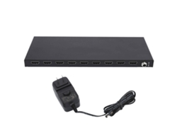 Divisor De Video Hdmi (1 Entrada Y 8 Salidas, Compatible Con 4k60hz)