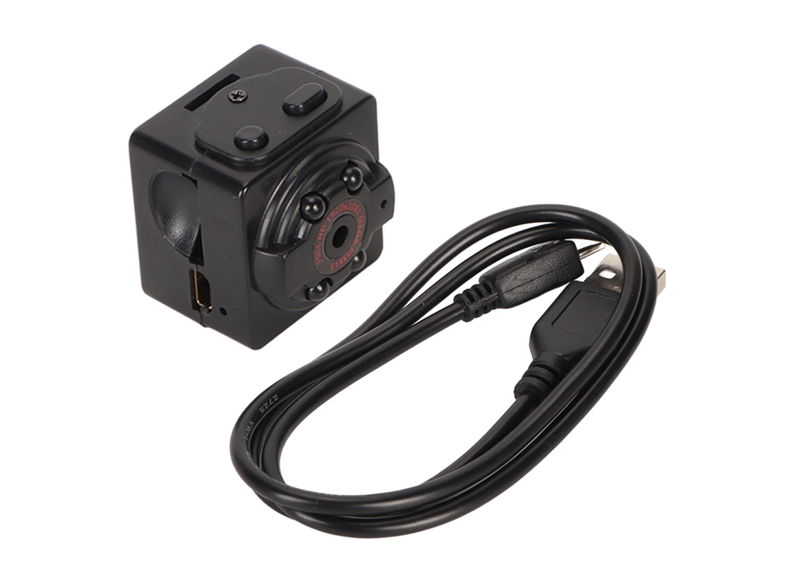 Cámara Ip Pequeña Con Video Hd De 1080p Y Cámara De Seguridad Con Fotos De 12 Mp Y Visión Nocturna Y Detección De Movimiento Para El Hogar Y La Ofici