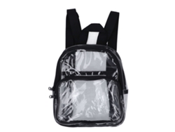Mini Mochila Transparente Homologada Para Estadios, Fabricada En Pvc, Ideal Para El Trabajo, Los Viajes Y Los Deportes.