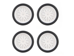 Black4pcs Ldrc 1801 1802 1803 A86 A86p 1/18 Rc Car Drift Tires Wheels Rims Vehicles Models Spare Parts La0034 La0046