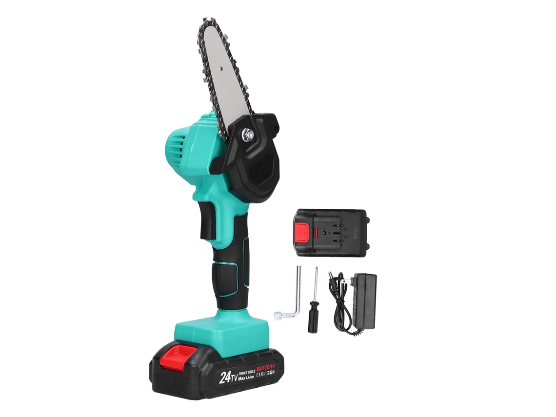 Mini Motosierra Eléctrica Recargable, Portátil De 4 Pulgadas, Herramienta De Jardinería.