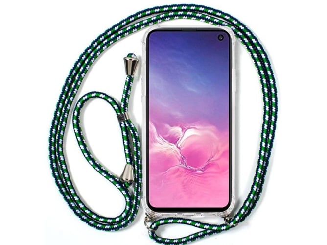 Carcasa con Cordon Samsung Galaxy S10e COOL Antichoque Verde