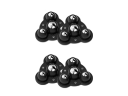 Ruedas Adhesivas De Base Para Muebles, Sin Taladro, Rodamiento Giratorio De 360 Grados, Para Muebles De Sofá, Cama,