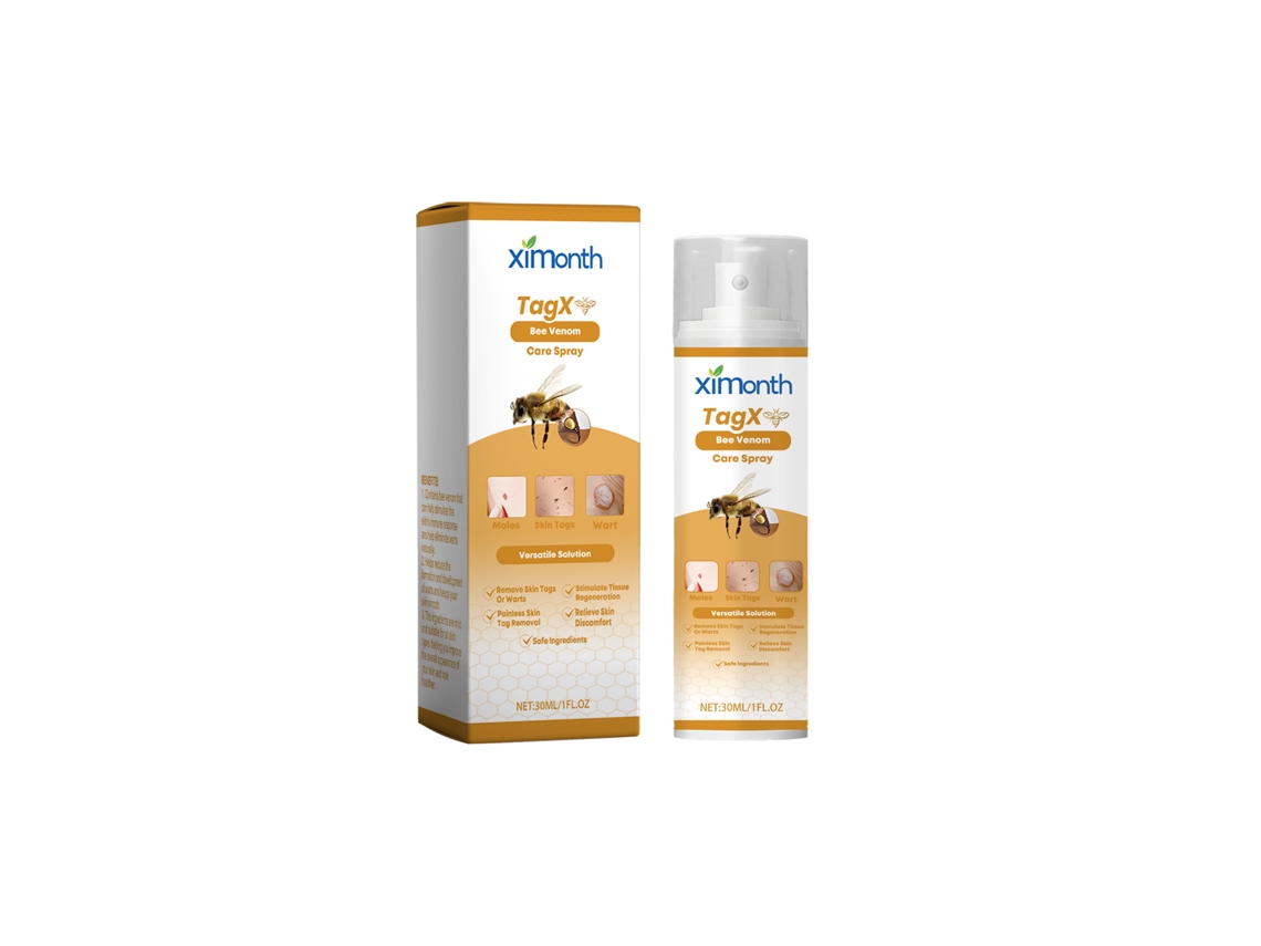 Espray Ximonth con veneno de abeja para eliminar verrugas, para el cuidado de la piel y para mejorar la salud de la piel.