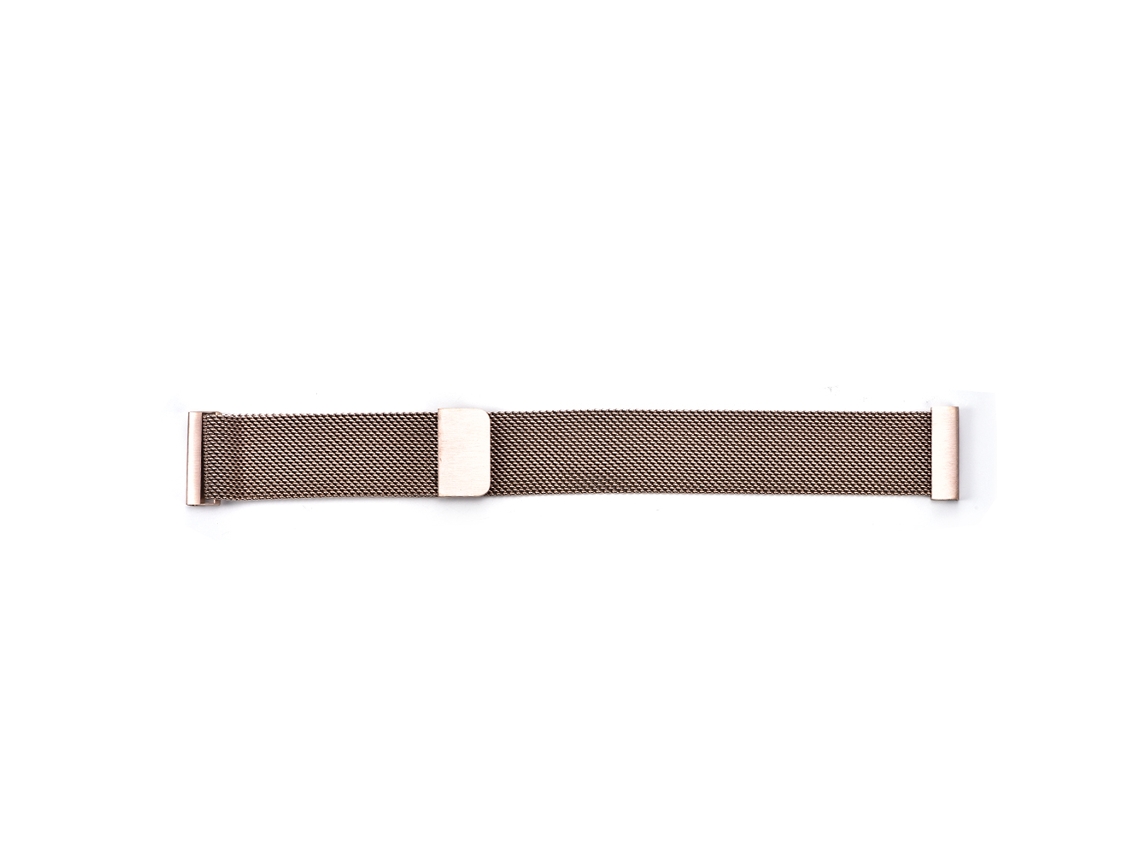 Brazalete De Reloj De Acero Inoxidable Con Cierre Magnético De 20 Mm, Oro Rosa.
