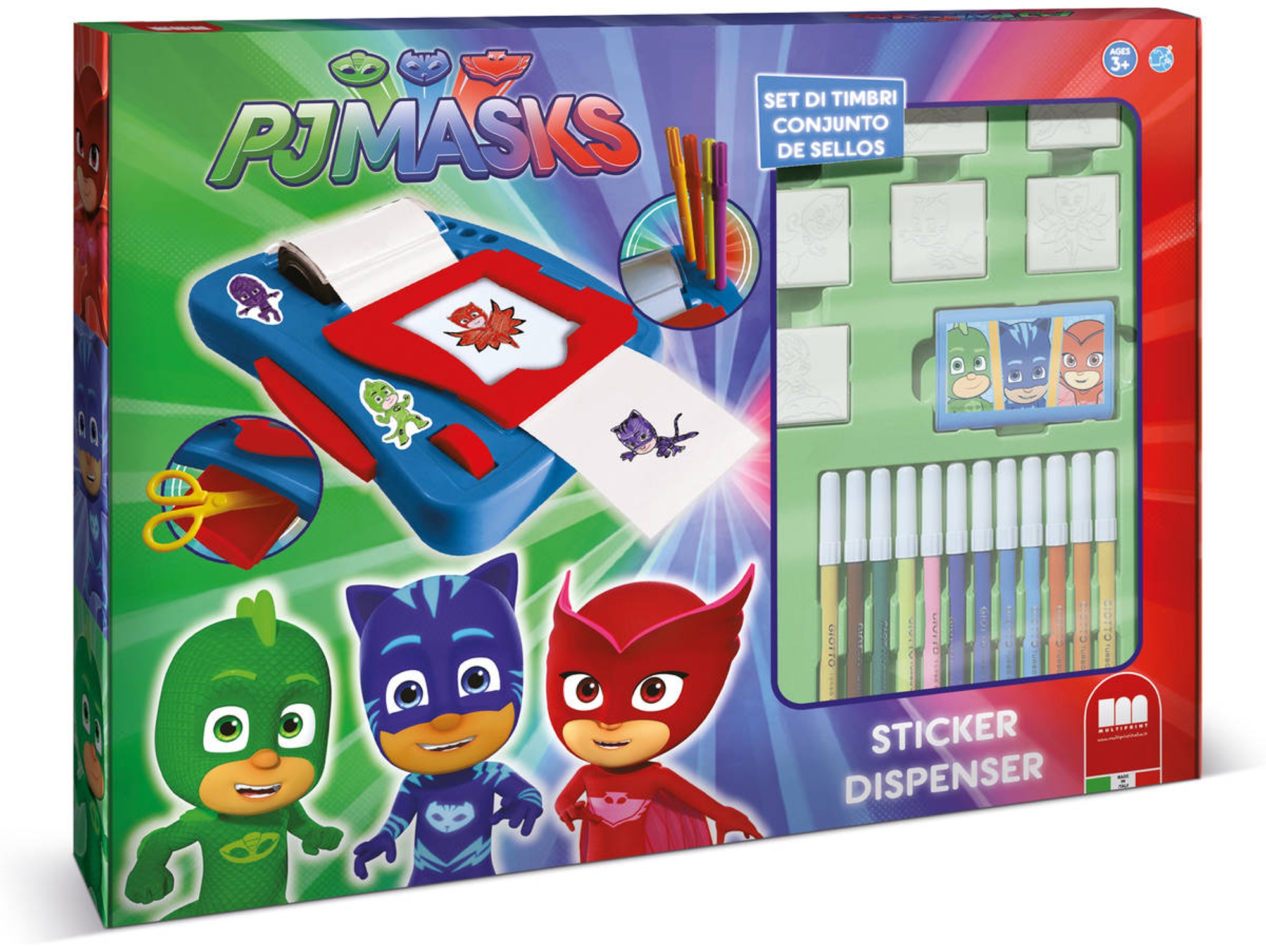 Juegos de Sellos MULTIPRINT 08954 PJ Masks