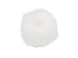 Paravientos Peludo Para Micrófono Lavalier Lapel Cubierta De Micrófono 0.5cm/0.2in Blanco