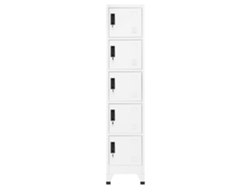 Taquilla 38x40x180 cm Acero Blanco MAISON EXCLUSIVE