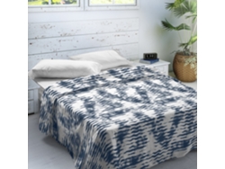 Juego de Sábanas SANDAL Estampadas 2 Piezas Cama 90 - Algodón - WAVES BLUE