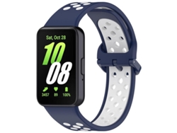 Pulsera de silicona transpirable bicolor para Samsung Galaxy Fit 3 CSYY