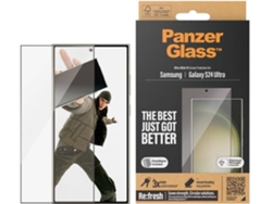 Protector de pantalla de cristal PANZERGLASS para Samsung Galaxy S24 Ultra, ajuste ultra ancho (calidad Outlet A)