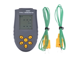 Termómetro Digital De Doble Canal Hs6802 Con Pantalla Lcd Para Medición De Temperatura.