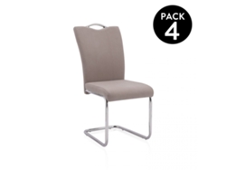 Pack 4 sillas de comedor Dana Tex Marengo 61 x 98 x 44 cm