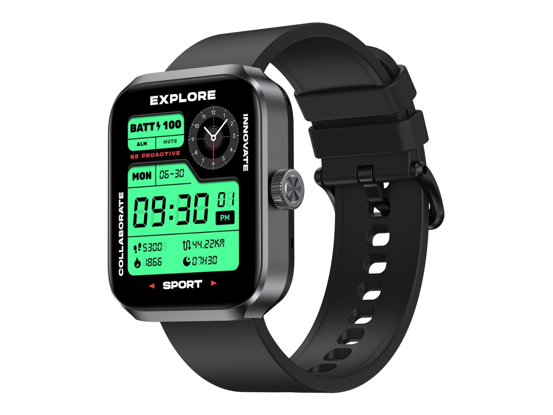 Reloj Inteligente Zeblaze Beyond 3plus De 1,78" Con Monitor De Salud, Llamadas, Bluetooth Y 60 Modos Deportivos.