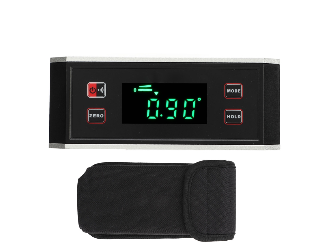 Finder De Ángulo Digital Con Base Magnética Ranura V Inclinómetro Lcd Impermeable Accesorios Para Madera Decoración