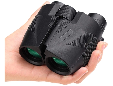 Prismáticos Compactos 12X42 para Adultos, a Prueba de Agua, con Visión Nocturna, Prisma Bak4 y Lente FMC - Negro