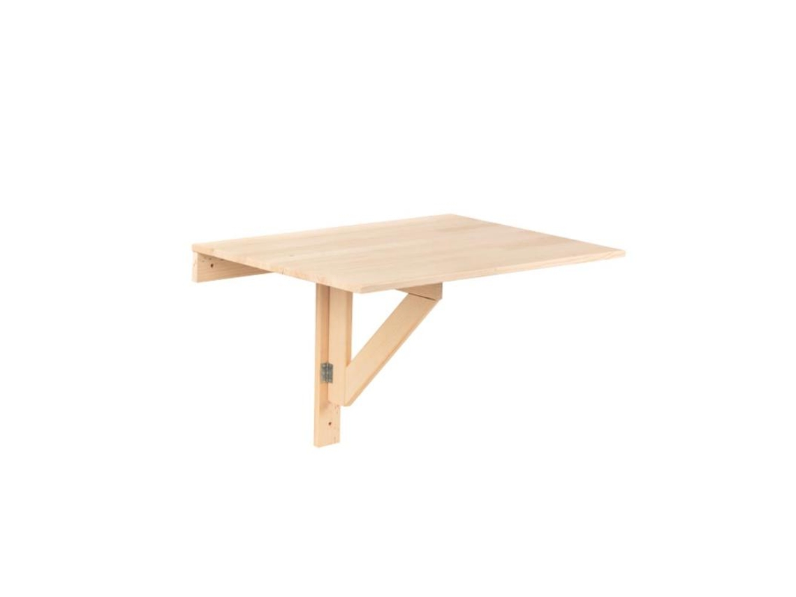 Mesa Mural Plegable Pino 80x52cm