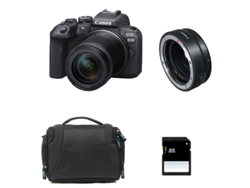 Canon EOS R10 + RF-S 18-150mm F3.5-6.3 IS ST + Bolsa + Tarjeta SD de 8GB + Anillo EOS R