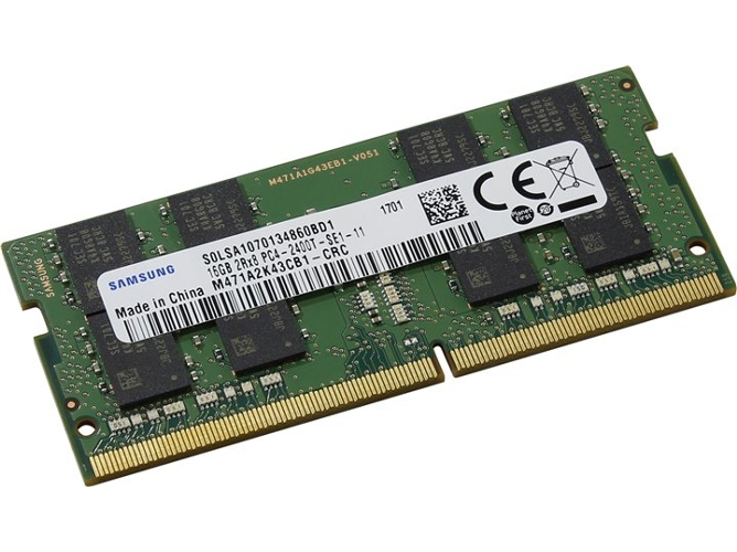 Memoria RAM DDR3 SAMSUNG M471A2K43CB1-CRC (1 x 16 GB - 2400 MHz - CL 17)