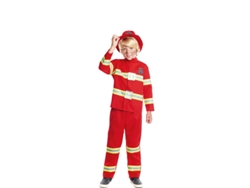 Disfraz de Niño PARTILANDIA bombero rojo y amarillo (Tam.: 10-12 anos)