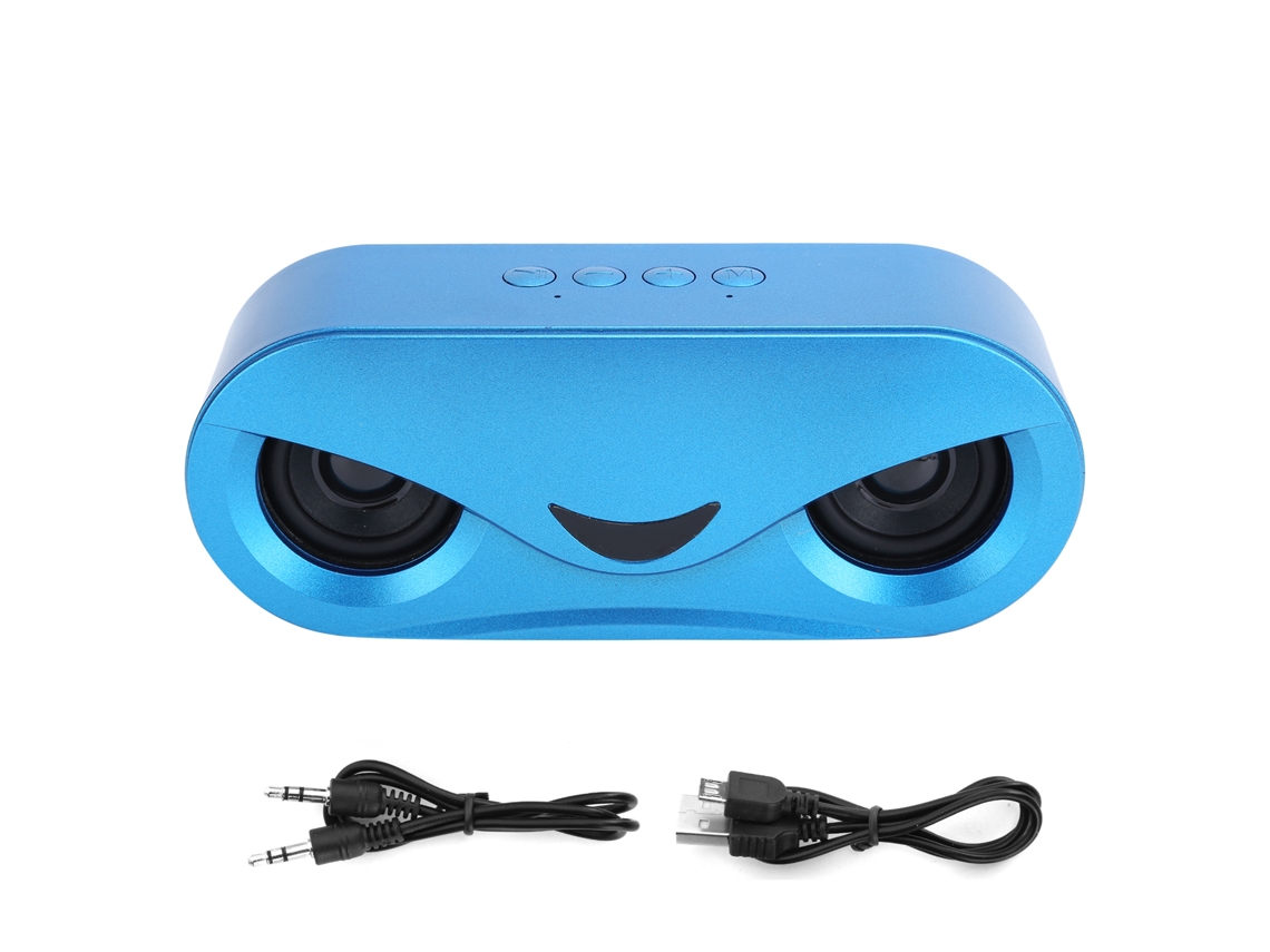 Altavoz Bluetooth Inalámbrico Portátil Con Luz Led, Estéreo, Graves Y Doble Altavoz M6