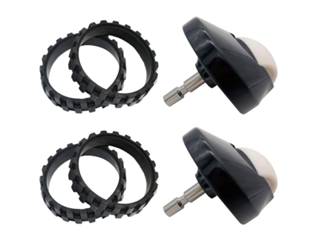 Rueda delantera y neumáticos de repuesto para IROBOT ROOMBA serie 500/600/700/800/900, accesorios antideslizantes para IRobot Roomba