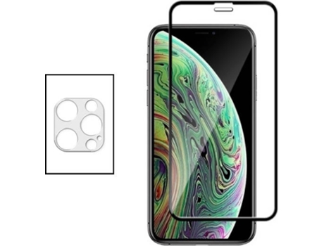 Kit Protector de Cámara Trasera Apple iPhone 12 Pro Max PHONECARE y Cristal Templado 5D Full Cover
