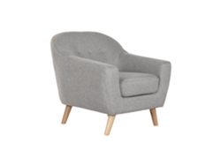 Sillon Poliester Rubberwood Topo 83x80x80cm