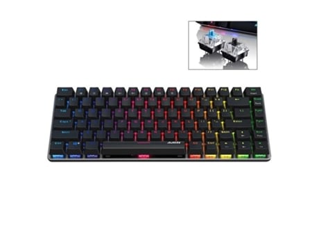 Teclado Gaming SLOWMOOSE Ak33 (Mecánico - Inglés - Negro)