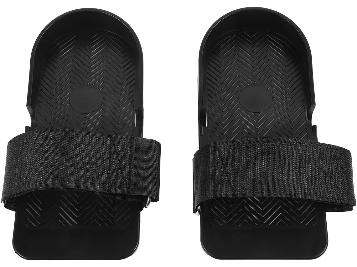 Pedales De Plástico Negro Para Máquinas De Remo, Ideales Para Equipos Y Accesorios De Ejercicio En El Hogar.