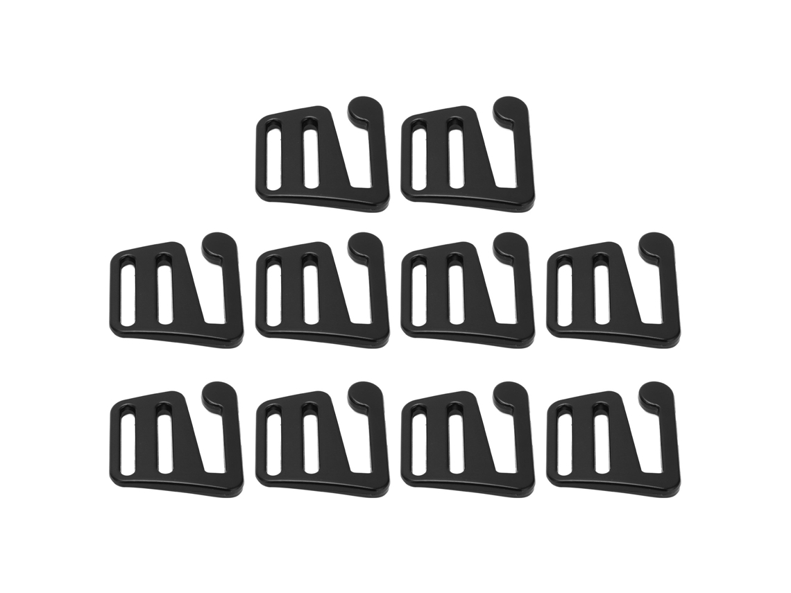 10pcs Fecho Ajustável de Liga Leve Portátil para Mochila Bolsa Tecelagem Acessórios de Hardware