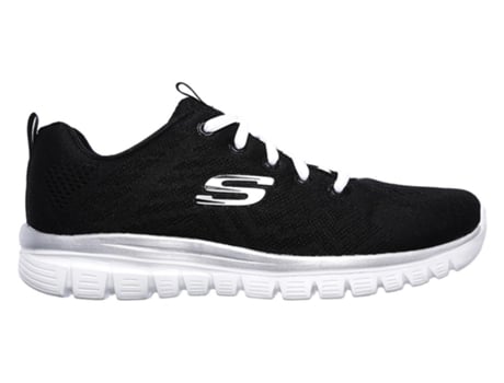 Zapatillas Skechers Graceful-Get Connected Negro/Blanco