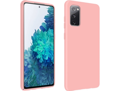 Carcasa Samsung Galaxy S20 FE AVIZAR Semirrígida Mate Rosa
