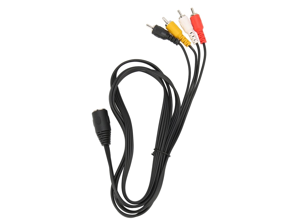 Adaptador De Audio Plug And Play Con Cable Din Hembra De 5 Pines A 4 Conectores Rca Macho, 1,5 M/4,9 Pies.