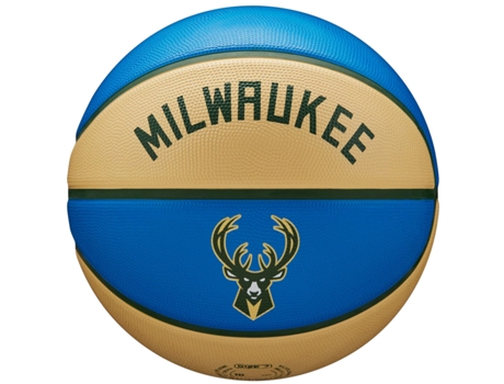 WILSON NBA Team City Edition Milwaukee Bucks Ball WZ4016517ID, unisexo, pelotas de baloncesto (azul - 7 EU)