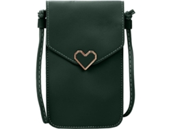 Bolso De Hombro Para Móvil Para Mujer - Bandolera Compacta - Verde Oscuro