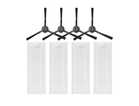 Kits de peças de reposição de escova lateral de filtro para qihoo 360 s10 x100 max