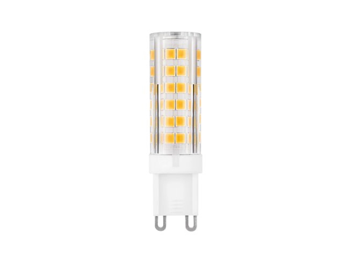 Bombilla LED G9 de aluminio mate para PC, 8 W, neutra